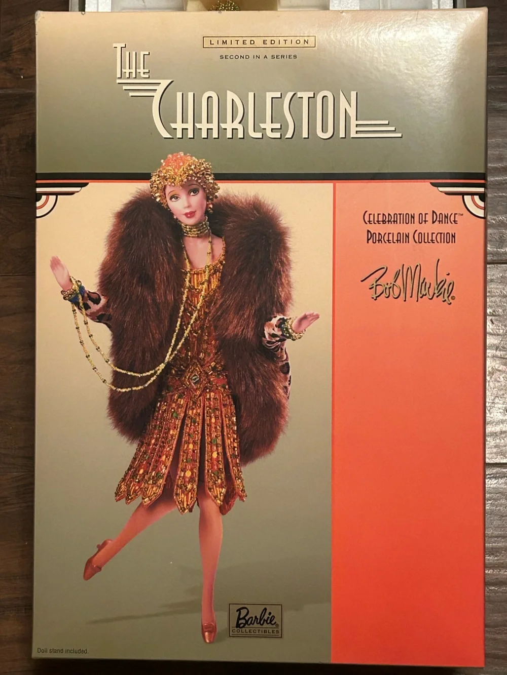 Barbie The Charleston Porcelain Doll - Cream & Black🤎🧡
